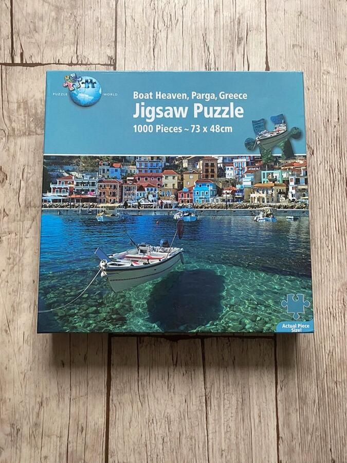 Grafix Boat Heaven Parga Greece Puzzel 1000 stukjes