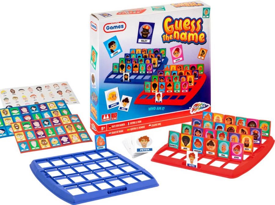 Grafix | Guess the Name bordspel Raad de Naam | bordspel voor kinderen & volwassenen