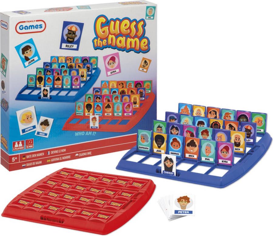 Grafix Klassiek Bordspel Guess The Name | Raad de Naam | Uren speelplezier voor kinderen en volwassenen | Bordspel voor thuis