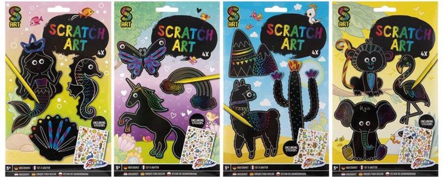 Grafix Creative Craft Group Maak je eigen Scratch Art Meisje