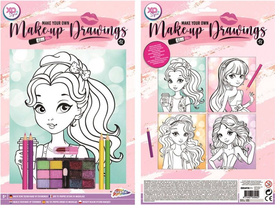 Grafix Maak je eigen Make-Up tekeningen