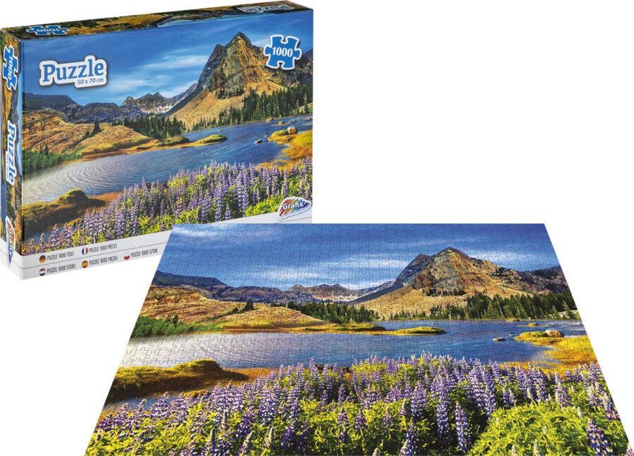 Grafix Puzzel 1000 stukjes volwassenen | Thema Lakeview | Afmeting 50 X 70 CM | Legpuzzel
