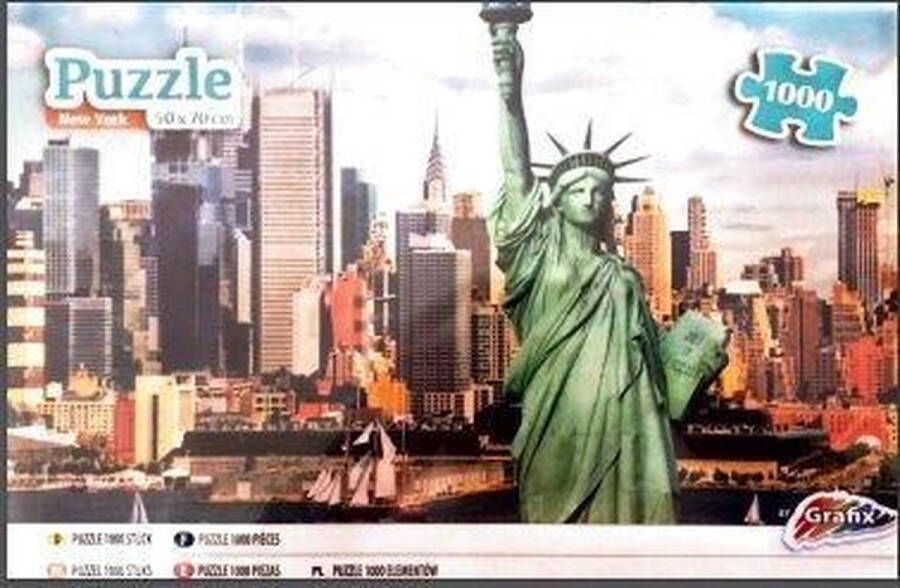 Grafix Puzzel 1000 stukjes voor volwassenen | New York | Afmeting: 50 X 70 CM | legpuzzel |