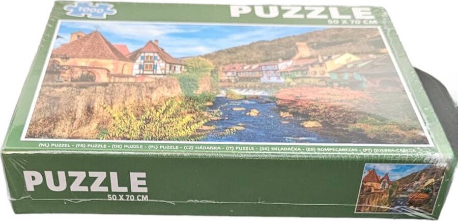 Grafix Puzzel Volwassenen Berglandschap Kinderen 1000 stukken Puzzel 1000 stukjes volwassenen Legpuzzel