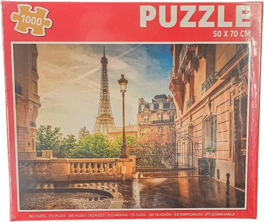 Grafix Puzzel Volwassenen Eifeltoren Kinderen 1000 stukken Puzzel 1000 stukjes volwassenen Legpuzzel