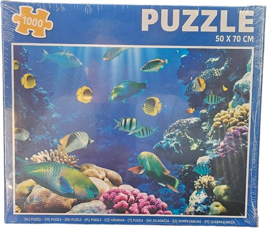 Grafix Puzzel Volwassenen Oceaan Puzzel Kinderen 1000 stukken Puzzel 1000 stukjes volwassenen Legpuzzel