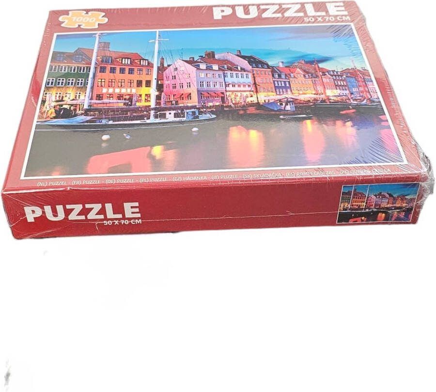 Grafix Puzzel Volwassenen Uitzicht Europese stad Kinderen 1000 stukken Puzzel 1000 stukjes volwassenen Legpuzzel