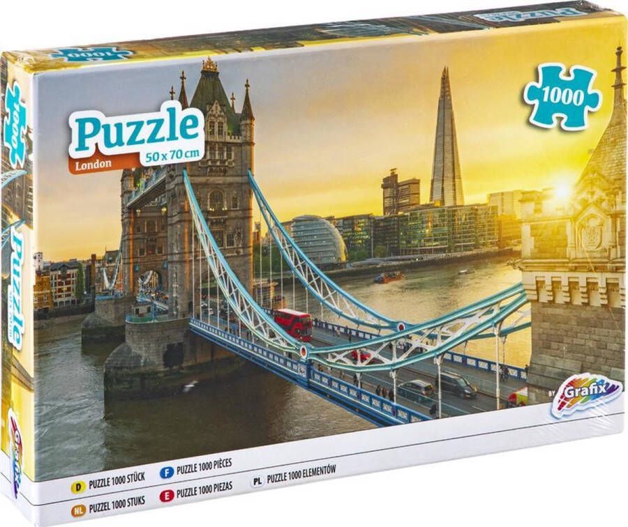 Grafix Puzzel voor volwassenen 1000 stukjes | Londen | Afmeting 50 X 70 CM |
