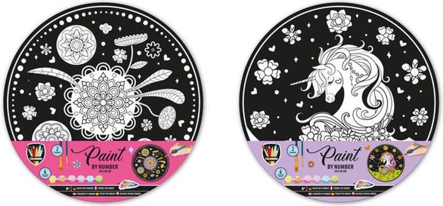 Grafix Schilderen op Nummer 30 cm Unicorn