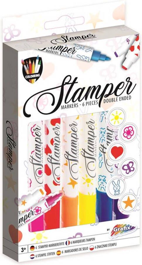 Grafix set a 6 Stempel stiften