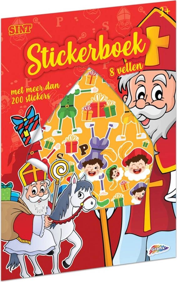 Grafix Sint Stickerboek A4 8 vellen