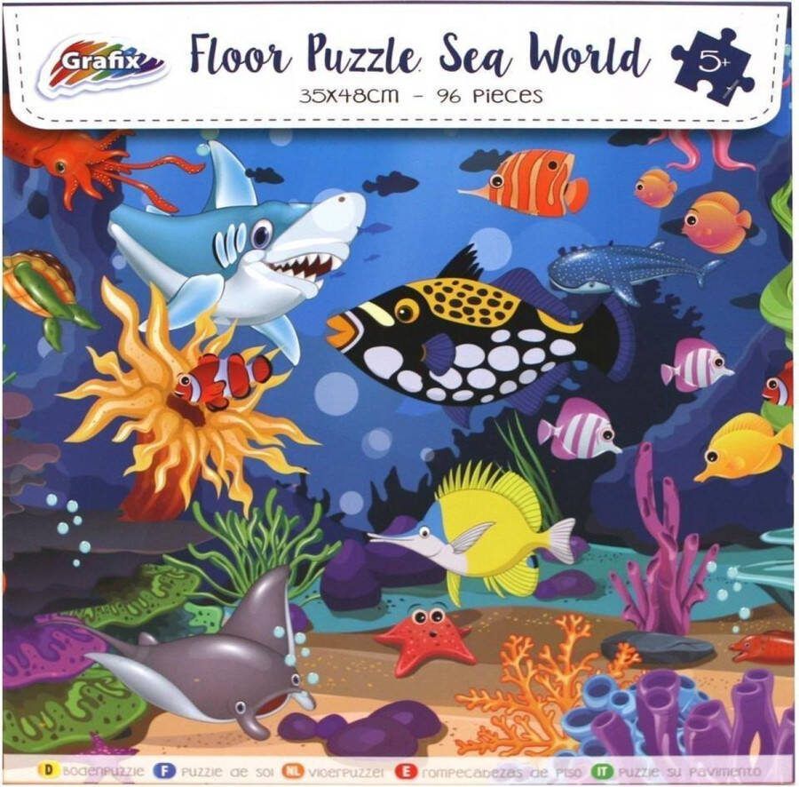 Grafix Vloerpuzzel 96 Stukjes Assorti