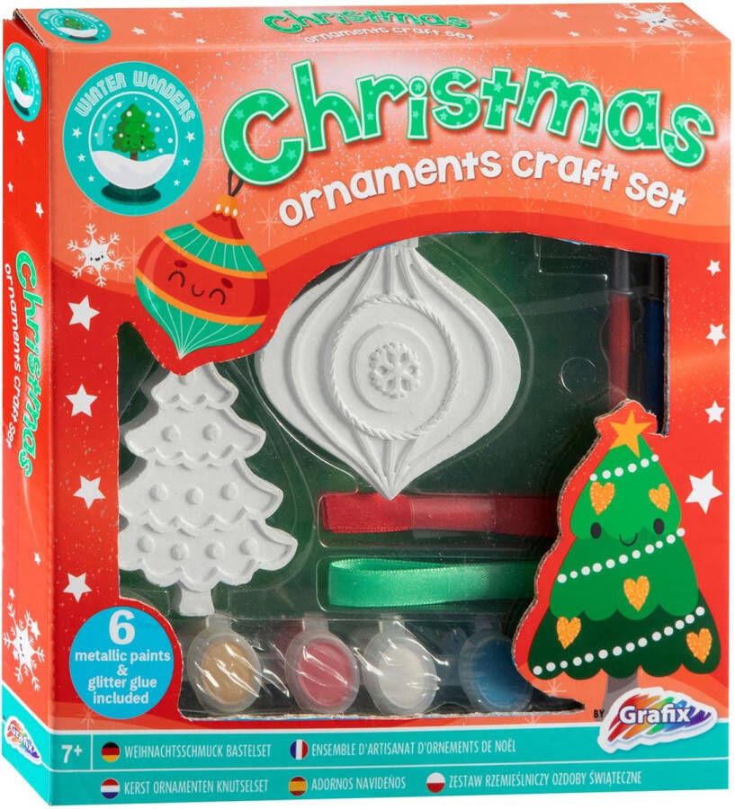 Grafix XMAS Kerst Ornamenten Knutselset