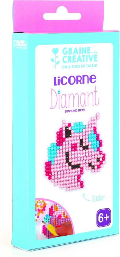 Graine Créative DIY Diamond Painting Sticker Kit | Diamond Strass eenhoorn