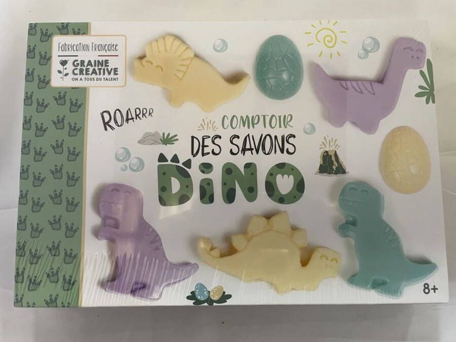 Graine Créative Diy-kit Maak je eigen zeep dinosaurus