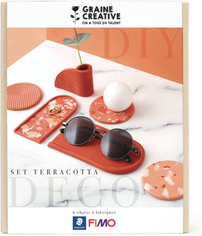 Graine Créative Fimo kit home deco Terracotta