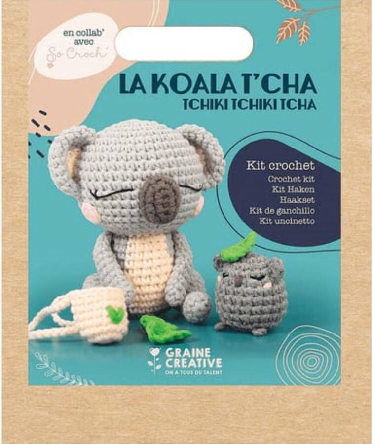 Graine Créative Graine Creative Amigurumi Haakpakket Koala 12 5 cm