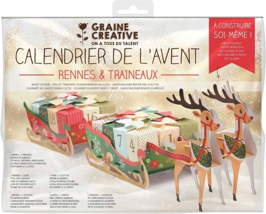 Graine Creative Adventkalender Slee 55 cm