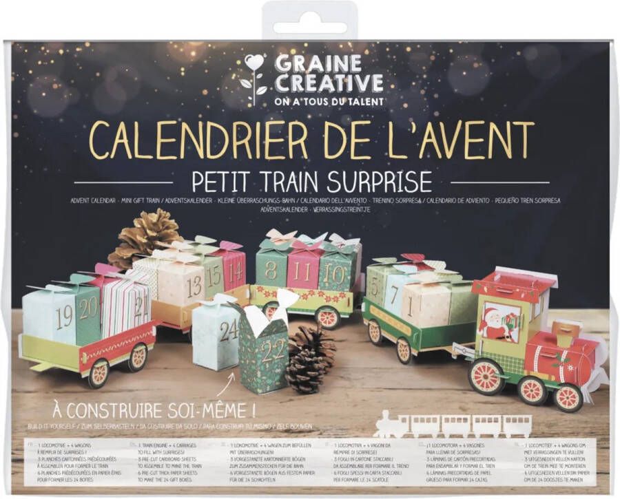 Graine Creative Adventkalender Trein 11x75 cm