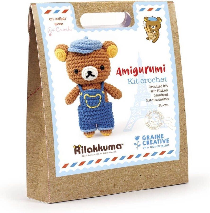 Graine Creative GC Amigurumi Haakpakket Rilakkuma 15 cm