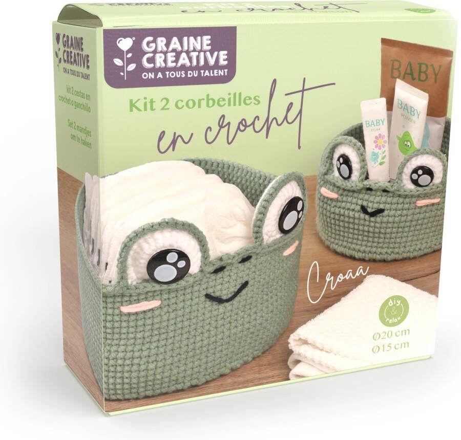 Graine Creative GC Haakpakket Manden Haken Kikkers