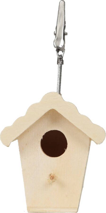 Graine Creative GC Houten Memoclip Fotohouder Vogelhuisje 5x4x10 5 cm