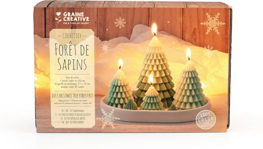 Graine Creative GC Kaarsen Maken DIY Set Dennen Bos