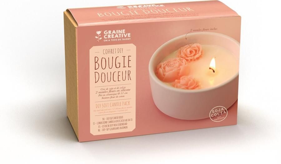 Graine Creative GC Kaarsen Maken DIY Set Harmonie Rozen