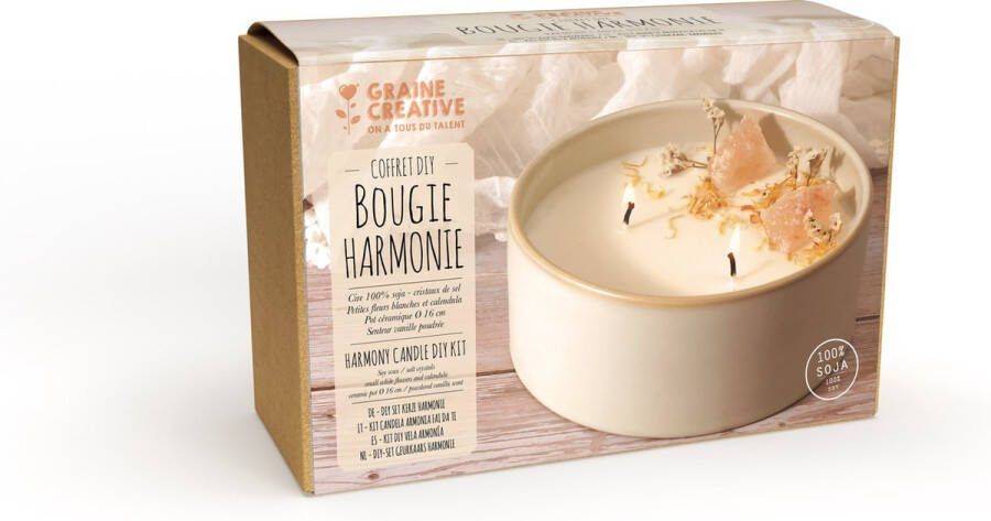 Graine Creative GC Kaarsen Maken DIY Set Harmonie Zoutkristallen