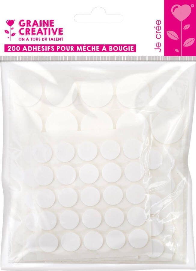 Graine Creative GC Kaarsenlont Stickers 12 & 20 mm 200 stuks