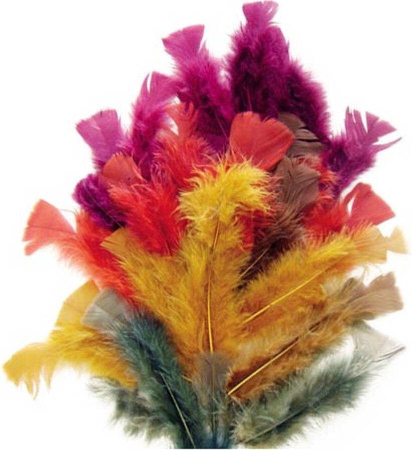 Graine Creative GC Kalkoenveren 15 cm Herfstkleuren