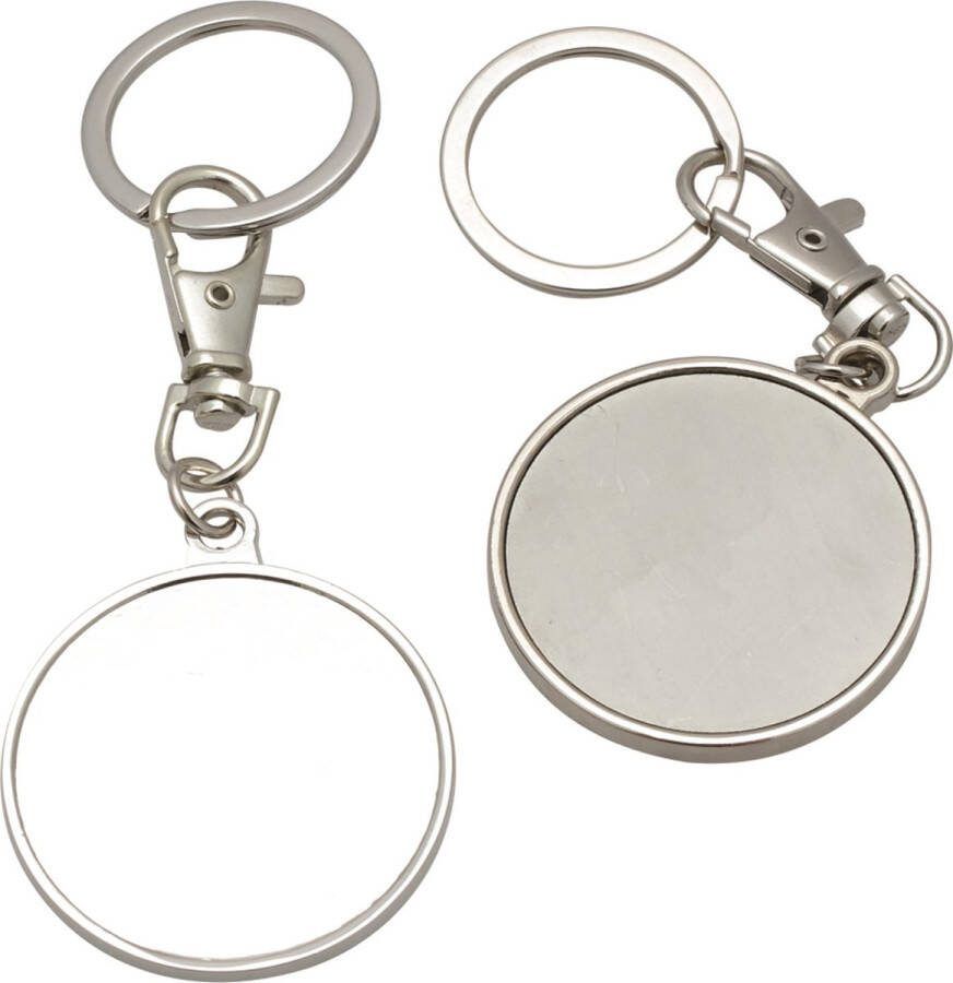 Graine Creative GC Metalen Cirkel Sleutelhanger 44 mm