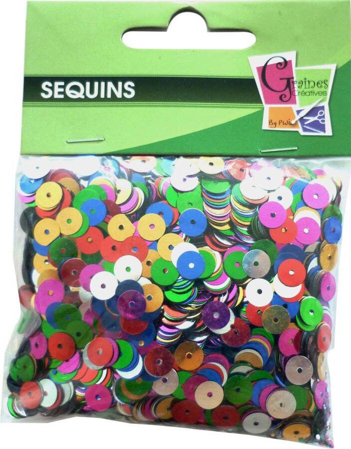 Graine Creative GC Pailletten 6 mm Multigekleurd 30 gr
