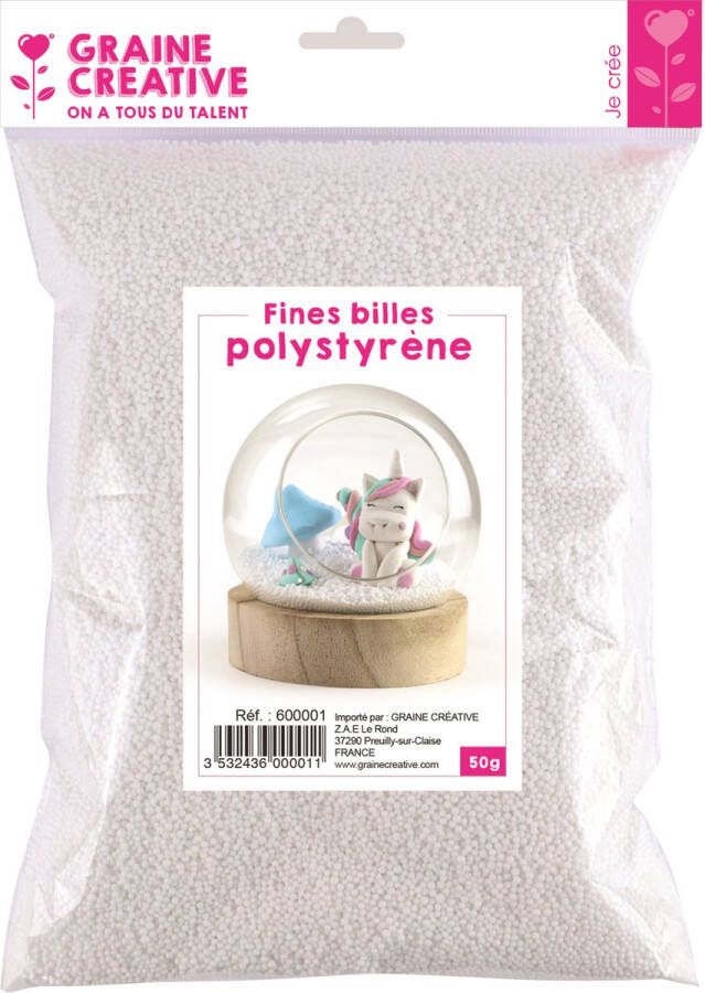 Graine Creative GC Piepschuim Balletjes 50gr
