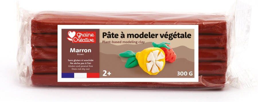 Graine Creative GC Plantaardige Klei 300gr Bruin