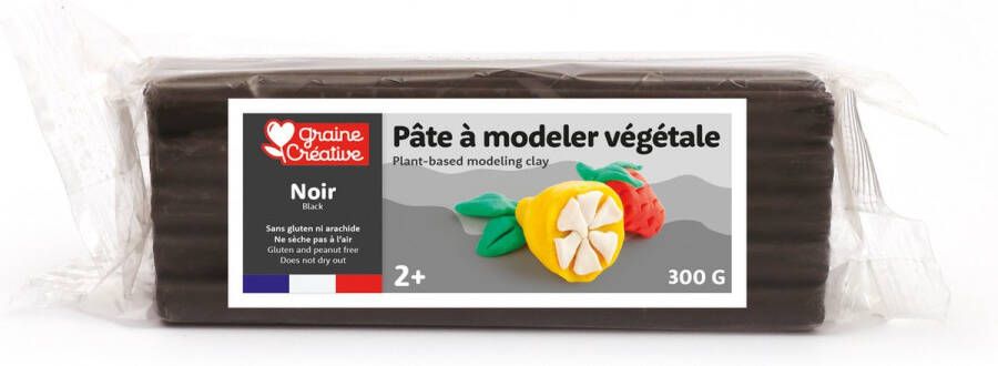 Graine Creative GC Plantaardige Klei 300gr Zwart
