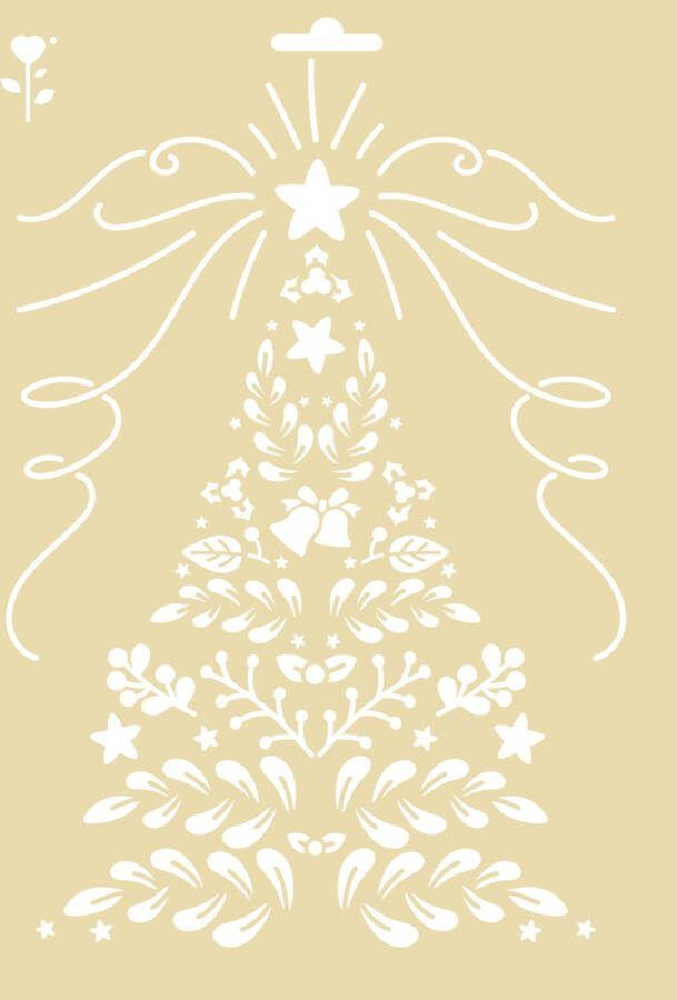 Graine Creative GC Sjabloon A4 Kerstboom