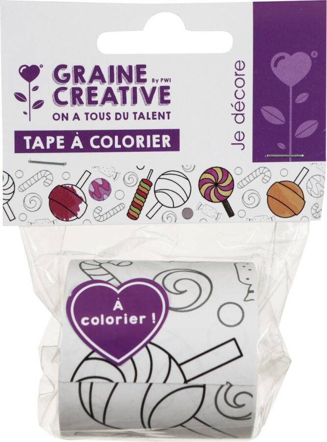 Graine Creative GC Tape Inkleuren 5m Zoetigheid