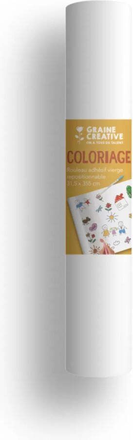 Graine Creative GC Zelfklevend Muur Tekenpapier Rol 31 5x355 cm