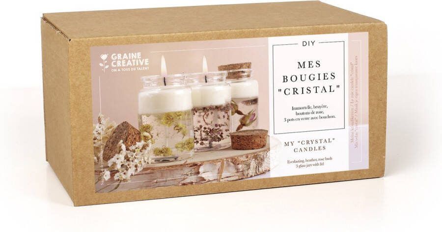 Graine Creative GC Gel Kaarsen Maken Set Gedroogde Bloemen