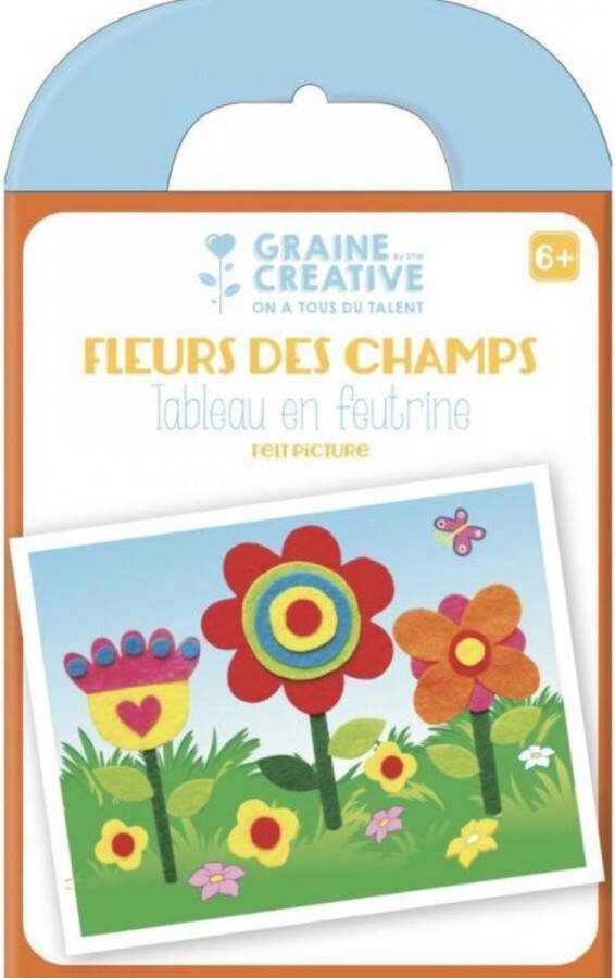 Graine Creative Kit design your own felt picture 175mm x 180mm Flower