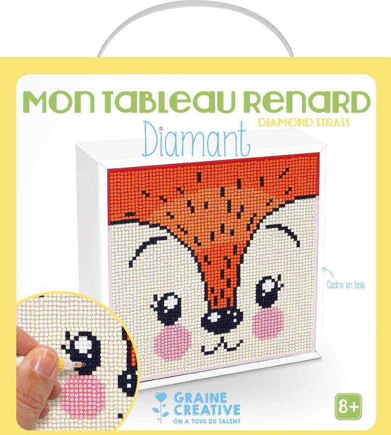 Graine Creative Kit Diamond dots 20cm x 20cm x 3cm Fox