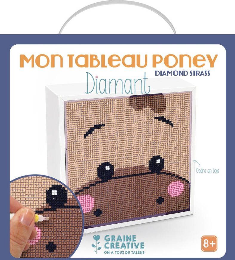 Graine Creative Kit Diamond dots 20cm x 20cm x 3cm Poney