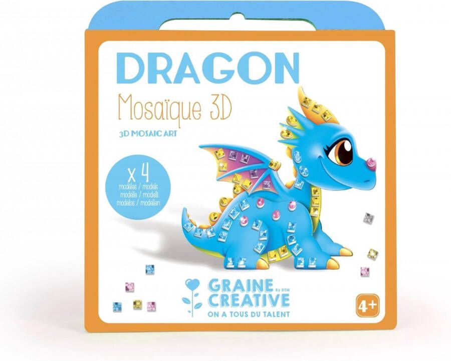 Graine Créative GRAINE CREATIVE Kit Mozaïek Art Draak