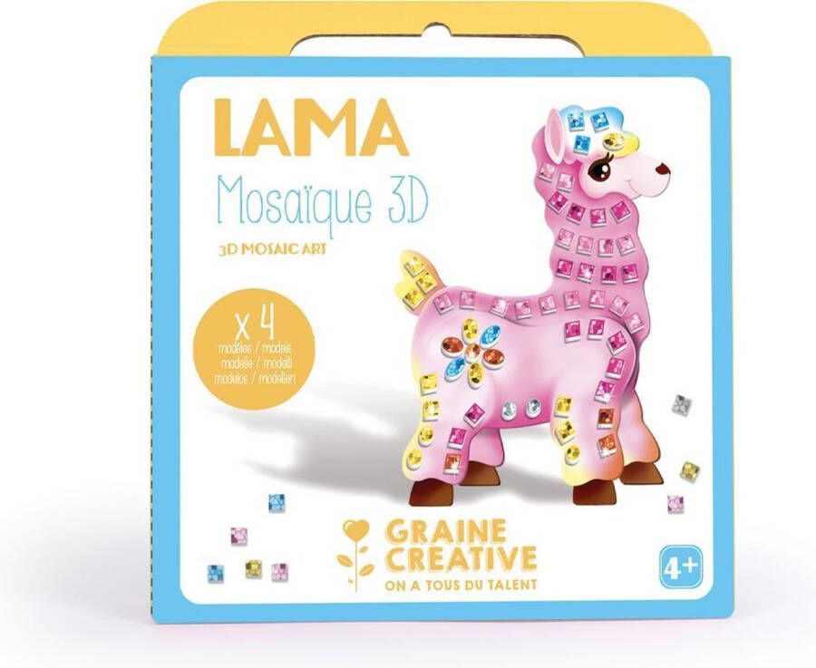 Graine Créative GRAINE CREATIVE Kit Mozaïek Art Lama