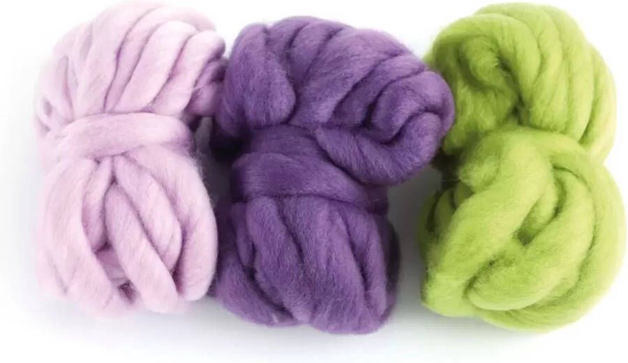 Graine Creative GC Mega Weef Garen 3x5 m Paars Groen Mix