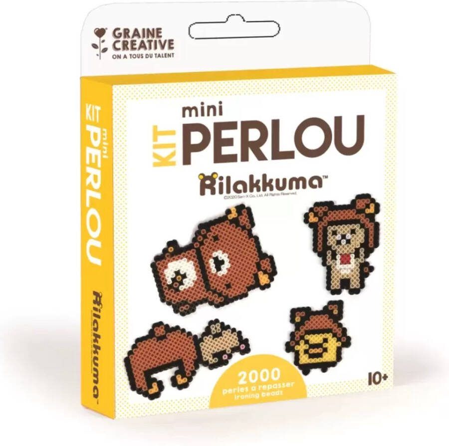 Graine Créative Graine Creative GC Mini Strijkkralen Set Rilakkuma