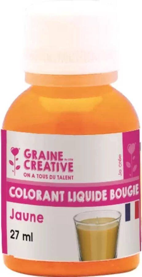 Graine Creative GC Vloeibare Kaarsen Kleurstof 27 ml Geel