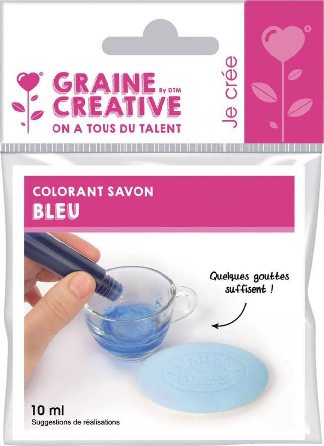 Graine Creative vloeibare zeepverf blauw 10ml