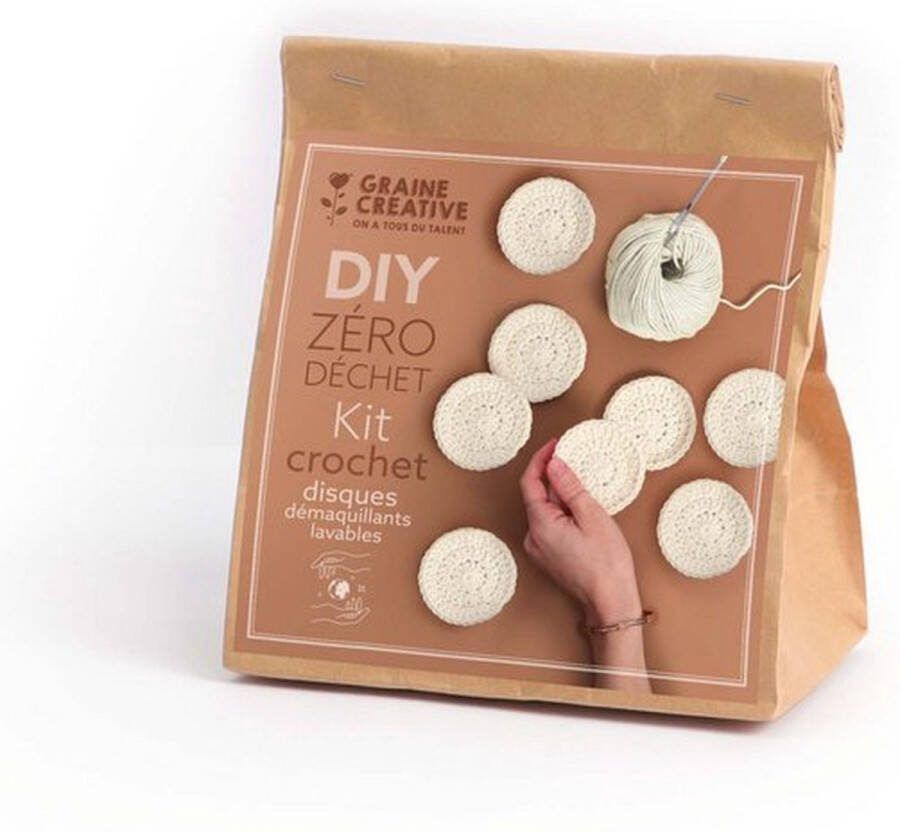 Graine Creative zero waste haakset make up remover pads